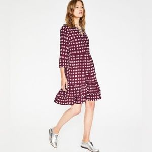 Boden Starburst Tiered Dress
